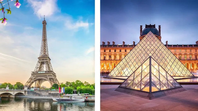 Billet combiné – Musée du Louvre & Tour Eiffel (2ᵉ étage)
